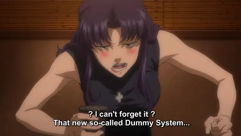 Drunk abusive misato