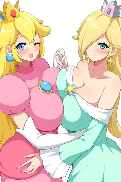 Rosalina and Peach